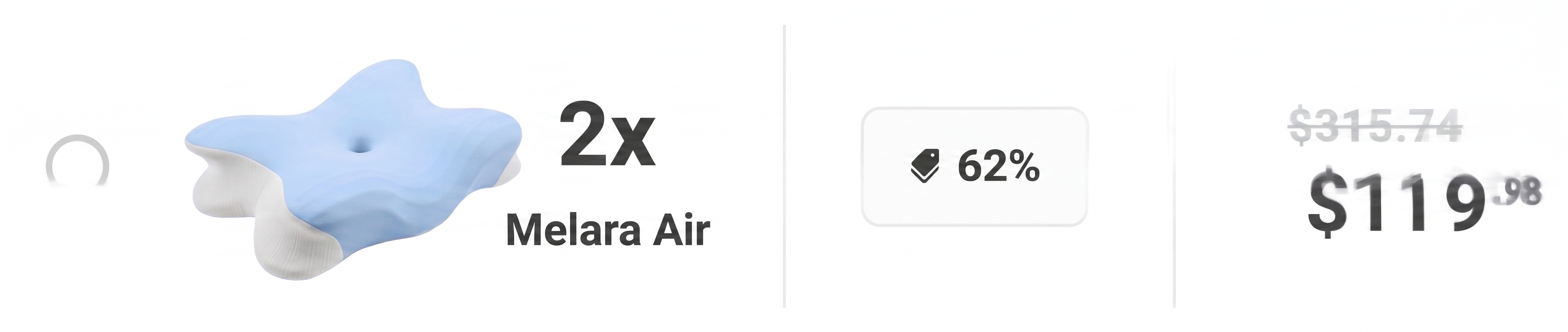 Melara Air 62% Discount For Double Package