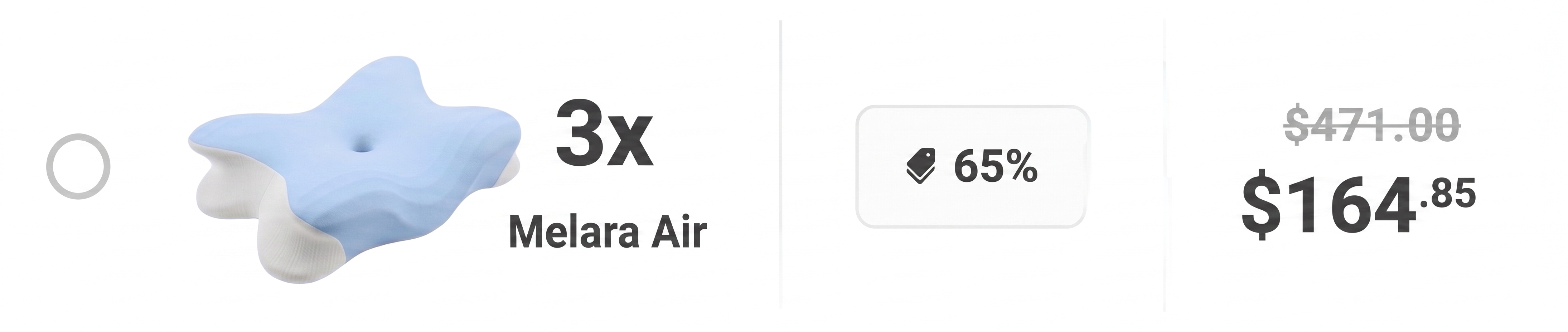 Melara Air 65% Discount For Triple Package